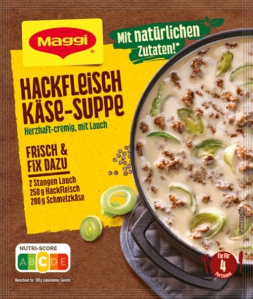 7613035084629 Maggi Fix für Hackfleisch Käse-Suppe 46g