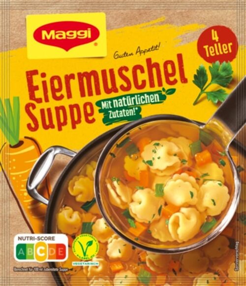 7613035154339 Maggi Guten Appetit Eiermuschel-Suppe ergibt 1l