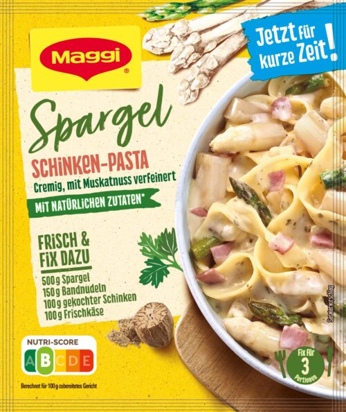 7613035414228 Maggi Fix Spargel Schinken Pasta 35g
