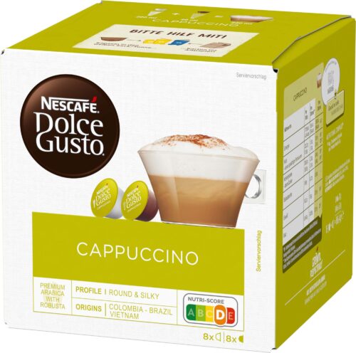 Nescafé Dolce Gusto Cappuccino 8 + 8St 186,4g