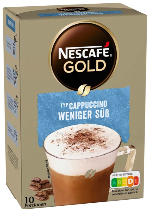 Nescafé Gold Typ Cappuccino weniger süß 125g