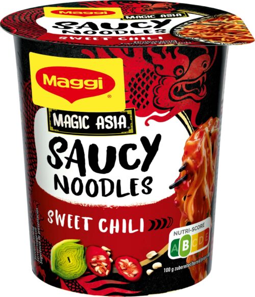 7613037683608 Maggi Magic Asia Saucy Noodle Sweet Chili 75g