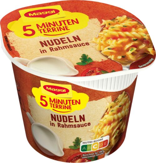 7613037804263 Maggi 5 Minuten Terrine Nudeln in Rahmsauce 61g