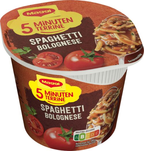 7613037870046 Maggi 5 Minuten Terrine Spaghetti Bolognese 60g