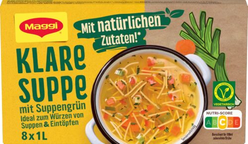 7613287094285 Maggi Klare Suppe mit Suppengrün 8x1 L 168g