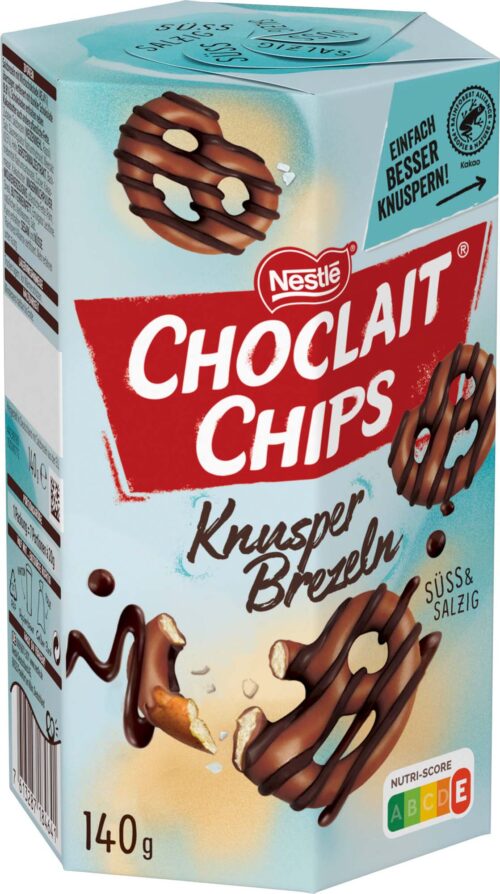 Nestlé Choclait Chips Knusper Brezeln 140g