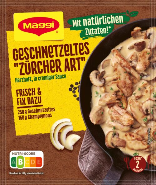 7613287238603 Maggi Fix Geschnetzeltes Züricher Art 47g