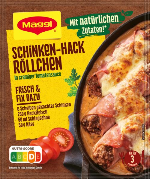 7613287254689 Maggi Fix Schinken Hack Röllchen 30g