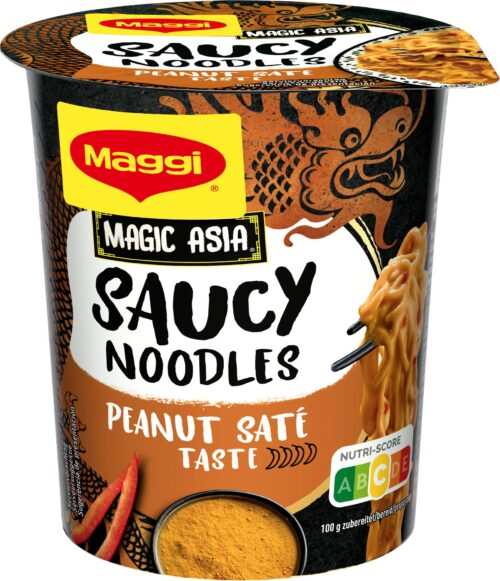 7613287588814 Maggi Magic Asia Saucy Noodle Peanut Saté 75g