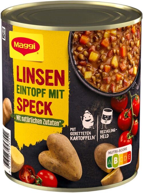 7613287953551 Maggi Linsen Eintopf mit Speck 800g