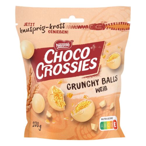 Nestlé Choco Crossies Crunchy Balls weiss 200g
