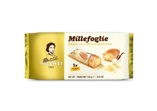 Matilde Vicenzi Millefoglie Snack con crema di pasticceria 125g