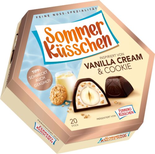 Ferrero Sommer Küsschen Vanilla Cream & Cookie 180g