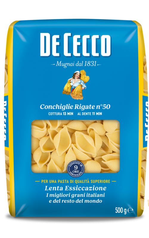 De Cecco Conchiglie Rigate No 50 500g