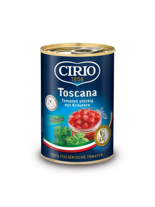 Cirio Toscana Tomaten stückig mit Kräuter 400g