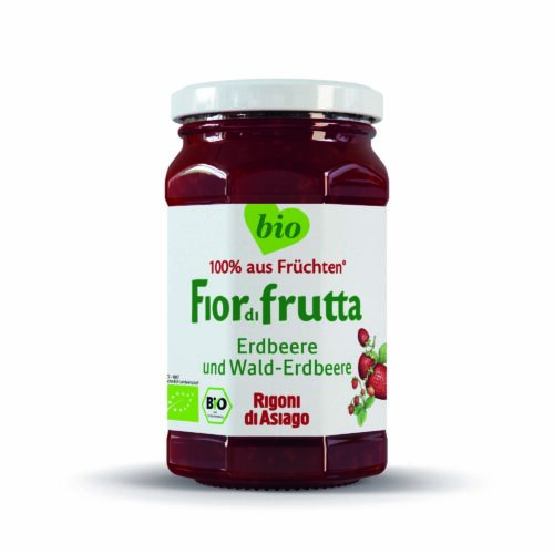 Fior di frutta Bio Erdbeere und Wald-Erdbeere Aufstrich 250g