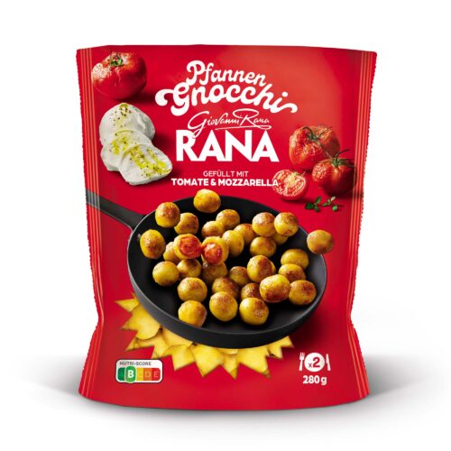 Rana gefüllte Pfannen Gnocchi Tomate & Mozzarella 280g