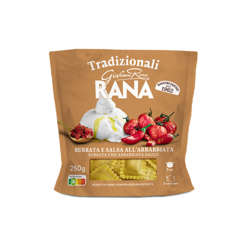 Rana Ravioli Burrata und Arrabbiata 250g