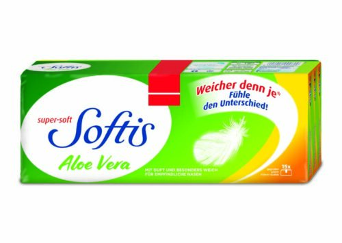 Softis Taschentücher Aloe Vera 4lg. 15x9ST
