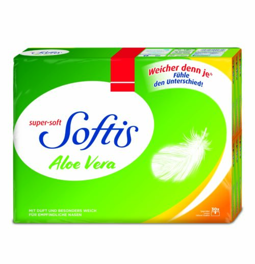 Softis Taschentücher Aloe Vera 4lg. 30x9ST