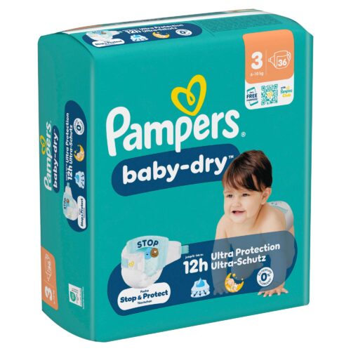 Pampers Windeln Baby Dry Gr.3 Midi (6-10kg), 36 ST