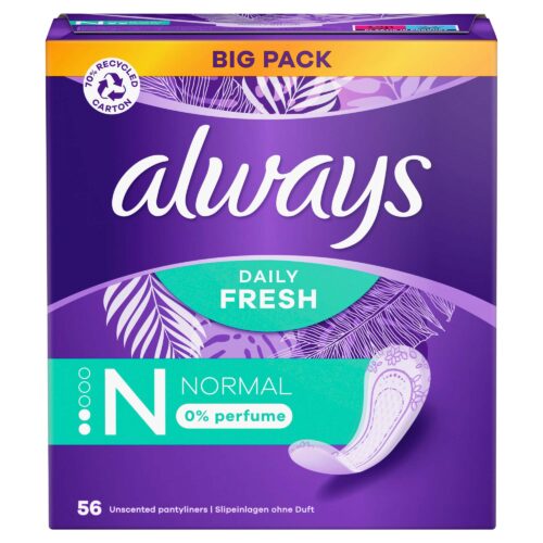 Always Daily Fresh Normal ohne Duft 56ST