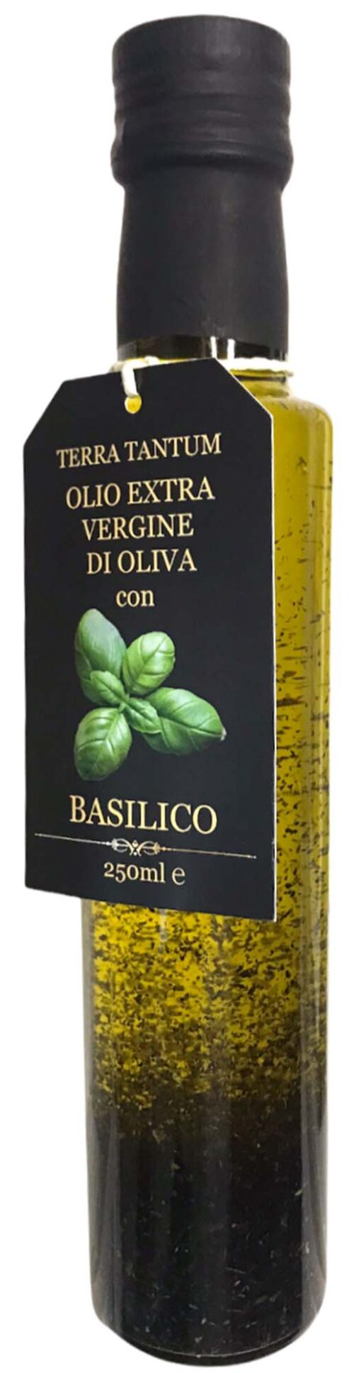 Terra Tantum Olio extra vergine con Basilico 250ml