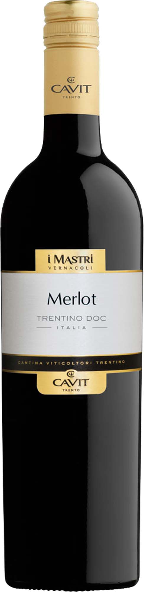 Cavit Trento Mastri Vernacoli Merlot Trentino Rotwein trocken 0,75l