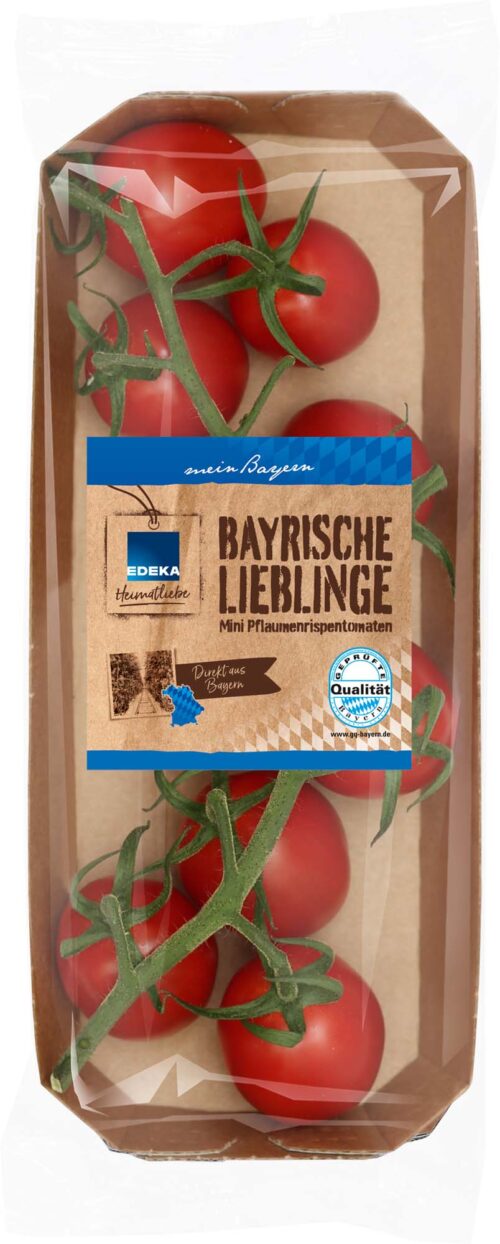EDEKA Heimatliebe Mini Pflaumen Rispentomaten Packung 300g