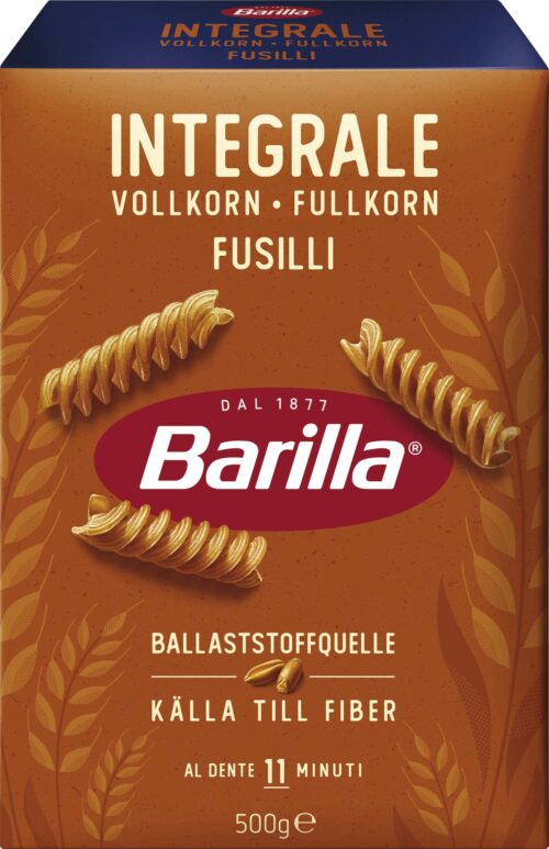 Barilla Integrale Vollkorn Fusilli 500g