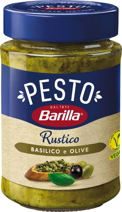 Barilla Pesto Rustico Basilico e Olive 200g