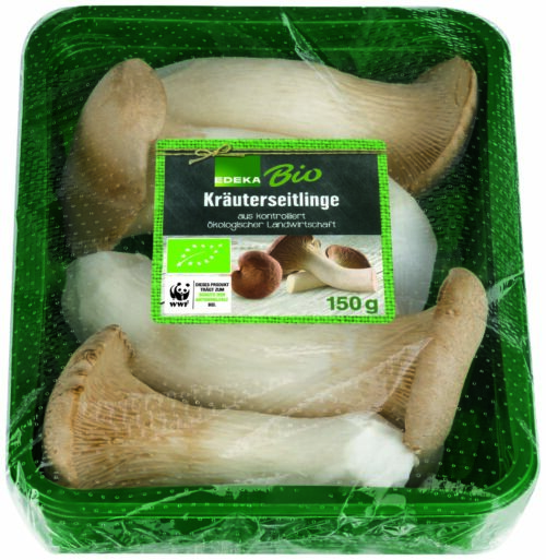 81170458 EDEKA Bio Kräuterseitling mittel Packung 150g