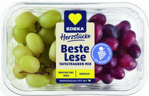 EDEKA Herzstücke Trauben Mix kernlos 500g