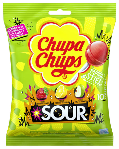 Chupa Chups Sour 10ST 120g