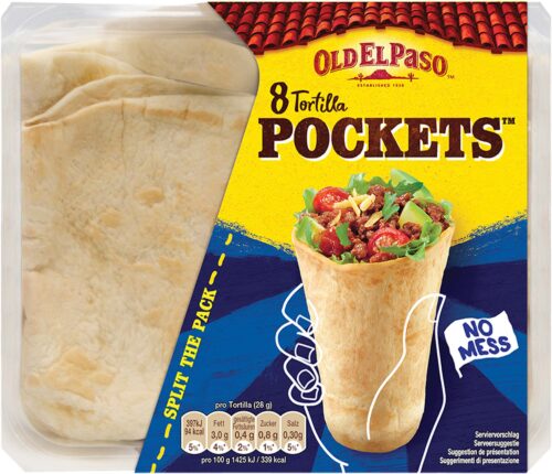 Old el Paso Tortilla Pockets 8ST 223g