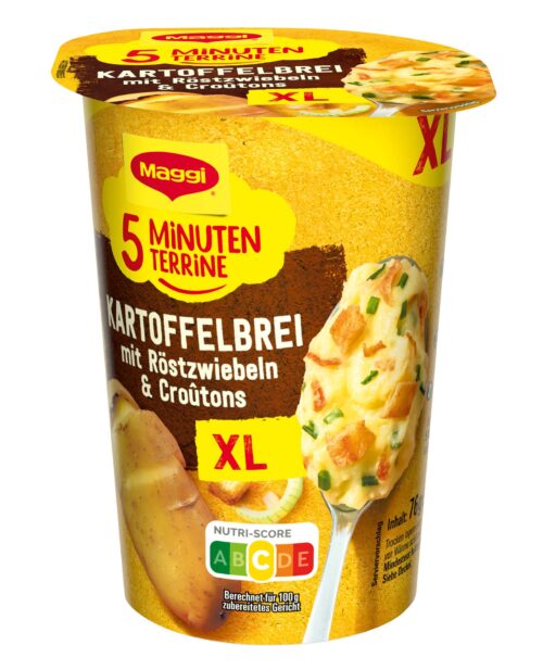 8445290135308 Maggi 5 Minuten Terrine Kartoffelbrei Röstzwiebel XL 76g