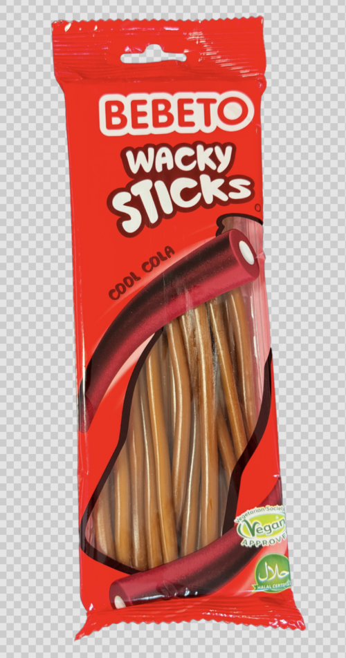 Bebeto Wacky Sticks Cool Cola 180g