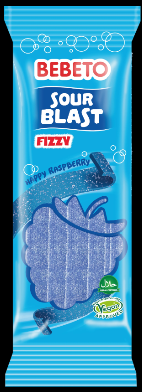 Bebeto Wacky Sticks Happy Raspberry 180g
