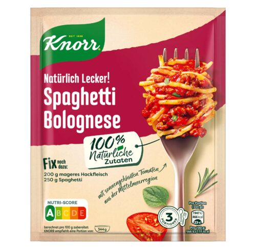 Knorr Natürlich Lecker Spaghetti Bolognese 38g