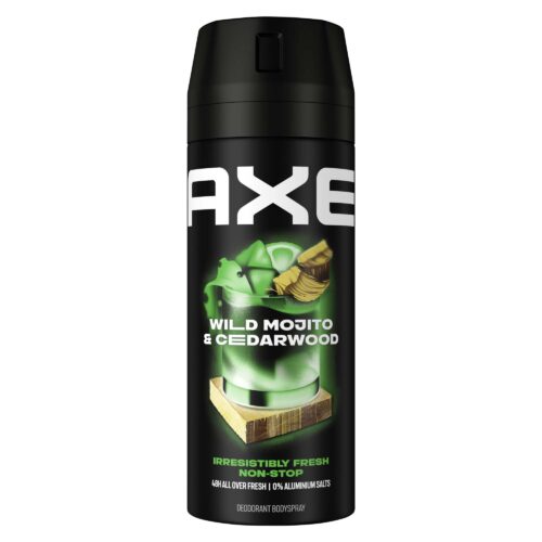 Axe Bodyspray Wild Green Mojito & Cedarwood ohne Aluminiumsalze 150ml