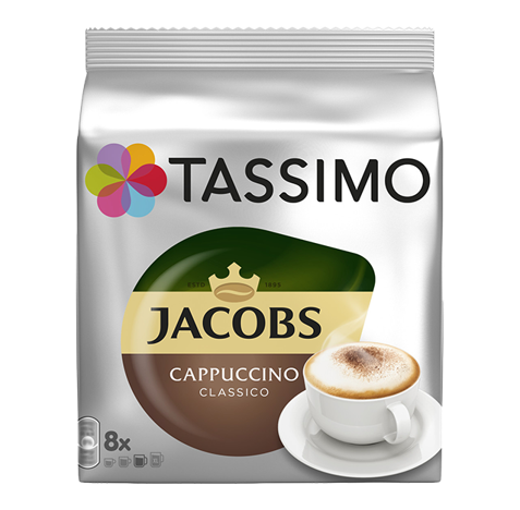 Tassimo Jacobs Kaffee Cappuccino Classico 8St 260g