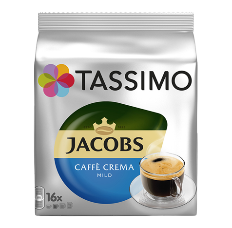 Tassimo Jacobs Café Crema Mild XL 16St 128g
