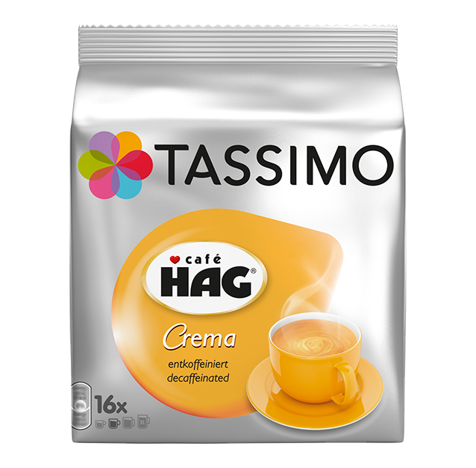 Tassimo Cafe Hag Crema entkoffeiniert 16St 104g