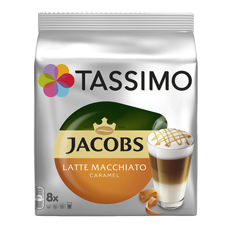 Tassimo Kapseln Jacobs Latte Macchiato mit Caramel 8St 268g