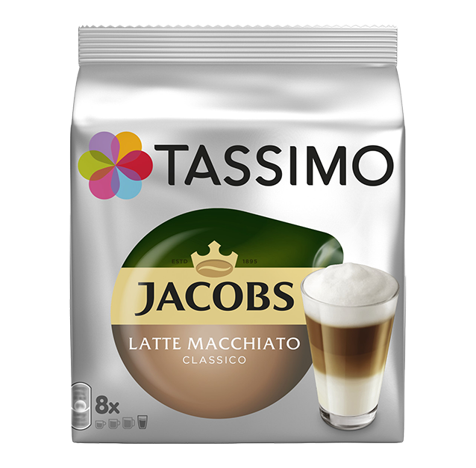 Tassimo Kapseln Jacobs Latte Macchiato Classico 8St 264g
