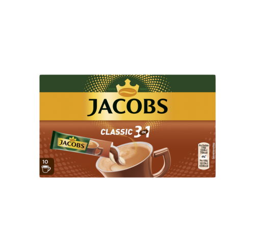 Jacobs Classic 3in1 10 Sticks 180g