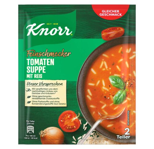 Knorr Feinschmecker Tomatensuppe mit Reis 49g