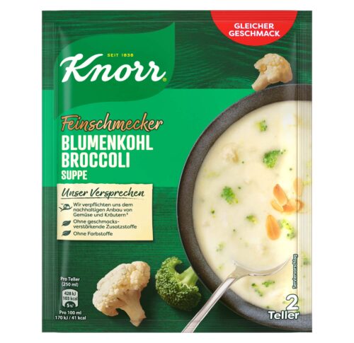 Knorr Feinschmecker Blumenkohl Broccoli Suppe 48g