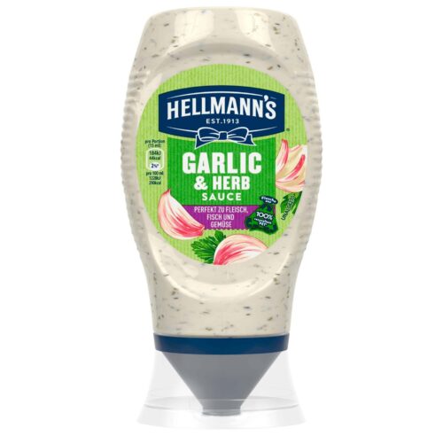 Hellmann's Garlic & Herb Sauce 250ml