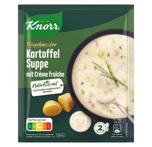 Knorr Feinschmecker Kartoffelsuppe mit Creme Fraiche Suppe 70g